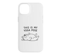 Frenchi Dog This Is My Yoga Pose Funny Yoga Case for iPhone 14 Plus