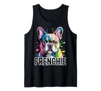 Frenchie Colorful French Bulldog Dog Lover Tank Top