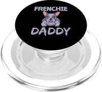 Frenchie Daddy Bulldogs Frenchies French Bulldog Dad Father PopSockets PopGrip for MagSafe