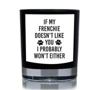 Frenchie Doesn't Like You Funny 20cl Candle 60 SECOND MAKEOVER Black One Size