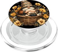 Frenchie Grandpa Gnome Dad For Dog Mom Cute French Bulldog PopSockets PopGrip for MagSafe