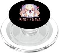 Frenchie Mama French Bulldog Howling at the Moon Kawaii Dog PopSockets PopGrip for MagSafe
