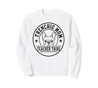 Frenchie Mom Teacher Tribe Badge Design Sweatshirt