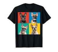 Frenchie Puppies Portrait French Bulldog Bouledogue T-Shirt
