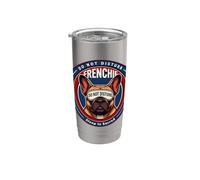 Frenchie Sleep is Sacred Humor Stainless Steel Insulated Tumbler