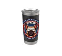Frenchie Sleep is Sacred Humor Stainless Steel Insulated Tumbler