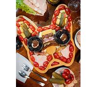 Frenchie The French Bulldog Cheese Board - 12" Charcuterie Bamboo Serving Tray, Unique Housewarming Gift for Frenchie Mom and Dad