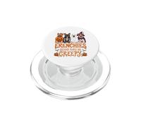 Frenchies Because People Are Creepy Halloween Dog Humor PopSockets PopGrip for MagSafe
