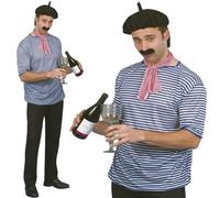 FRENCHMAN INSTANT ADULT FANCY DRESS COSTUME