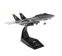 freneci 1:100 Scale F-14 Tomcat Fighter Plane Military Model Diecast Plane Model with Stand