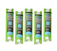 freneci 5 Pieces 5M 25mm PVA Water-Soluble Carp Fishing Bait Net Accessory Mesh Bag