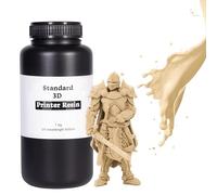 Frenshion 3D Printer Resin, Upgraded LCD UV-Curing Resin 405 nm Standard Photopolymer Fast Curing Resin for LCD 3D Printing - Skin 1KG