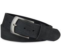 Frentree Genuine Buffalo Leather Belt, Made in Germany, Belt for Men and Women, 3.8 cm Wide, Dark Grey(33(Fits Waist 31"-35"))