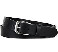 Frentree® Leather Belt 3 cm Wide Black for Men and Women Made in Germany -