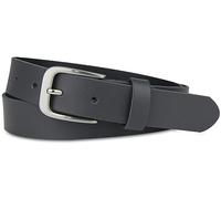Frentree Leather Belt Made in Germany, Belt for Men and Women, 3 cm Wide, Dark Gray, Bundweite 100cm = Gesamtlänge 115cm