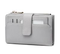 Frentree Women's Wallet RFID Protection Card Holder Large with Zip Large Space Removable Case & Gift Box