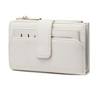 Frentree Women's Wallet RFID Protection Card Holder Large with Zip Large Space Removable Case & Gift Box