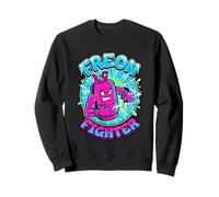 Freon Fighter HVAC Tech Refrigeration Cooling System Repair Sweatshirt
