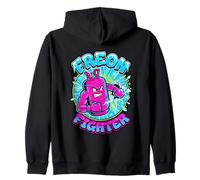 Freon Fighter HVAC Tech Refrigeration Cooling System Repair Zip Hoodie