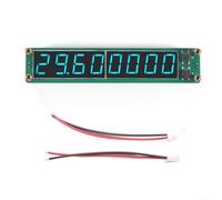 Frequency Meter PLJ-8LED-H, Digital Frequency Counter Display 0.1MHz-2400MHz for RF Signal Testing Radio Communication(blue)