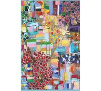 Frequency of Emotions: Original Abstract Art Notebook with Vibrant Artist-Designed Margins, A5 Blank Pages for Creative Expression and Emotional Flow