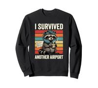 Frequent Traveler I Survived Another Airport Jet Setter Sweatshirt