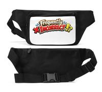 Frequently Making Mistakes and Errors Unisex Waist Bag Black