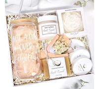 Frerdui Bath & Body Gift Set - This spa gift basket is an ideal gift for women, who has everything a woman needs.The spa kit for women includes a glass of