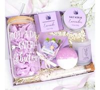 Frerdui Bath & Body Gift Set - This spa gift basket is an ideal gift for women, who has everything a woman needs.The spa kit for women includes a glass of