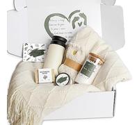 Frerdui Self Care Gifts for Women, Get Well Gifts for Women, Sympathy Gift Baskets, Get Well Soon Care Package, Encouragement Inspirational Gift Baskets, Sending Hug (Ivory)