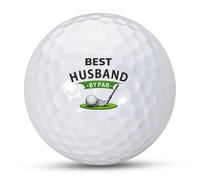 FrereFeter Funny Golf Gifts for Husband, Best Husband by Par Golf Ball for Men, Golf Valentines Day Gifts for Husband, Anniversary Golfing Gift for Him, Funny Gift for People Who Have Everything