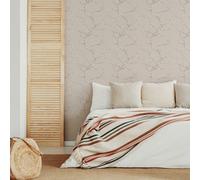 Fresco Apple Blossom Floral Natural Wallpaper