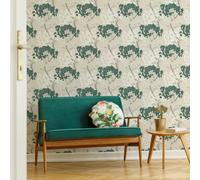 Fresco Dark Green Lykke Floral Tree Wallpaper