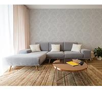 Fresco Grey Winter Tree Forest Silhouette Wallpaper | Grey Tree Wallcovering | Eco-Friendly Wallpaper