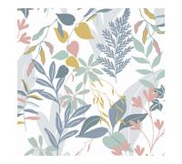 Fresco Inky Leaf Wallpaper Ochre