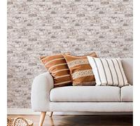 Fresco Pastel Distressed Brick Industrial Wallpaper