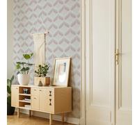 Fresco Retro Ogee Pink Wallpaper (WAS 13.99) (WAS 13.99)