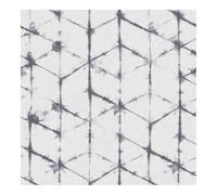 Fresco Tie-Dye Mono White and Navy Geometric Wallpaper Superfresco