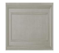 Fresco Wood Panelling Neutral Wallpaper