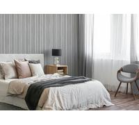 Fresco Wooden Slats Grey Wallpaper