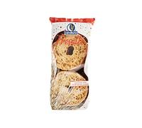 Freselle Pandiluna Traditional - Donuts of Crunchy Bread, with 100% Mother Yeast - Freshness-Saving Packs, Pack of 8 Packs of 300 g