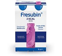 Fresenius Kabi FRESUBIN 2 KCAL Drink Forest Fruit Drinks Flask 200 ml Pack of 1 x 2.75 kg x 4)