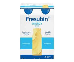 Fresenius Kabi FRESUBIN Energy Drink Vanilla Water Bottle, 200 ML, 1er Pack (1 x 2.75 kg x 4)