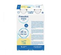 Fresenius Kabi FRESUBIN Original Drink Vanilla Drink Bottle, 4 x 200 ml Pack of 1 x 1 Kg