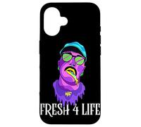 Fresh 4 Life 90s Hip Hop Old School Rap Urban Slang Case for iPhone 16
