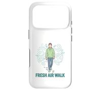Fresh Air Walk Calm Lifestyle Illustration Case for iPhone 17 Pro