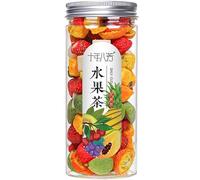 Fresh and delicious freeze-dried fruit tea 50g/can, green orange, passion, kumquat, strawberry, coconut, soaked in water, sweet and sour combination (a can)