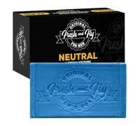 Fresh and Fly Men's Soap Bar for Face, Body, Hair 300g - 4X Bigger 4X Longer - Handmade, Natural Soap Bar - Organic, Moisturizing, and Cleansing Formula for Dry Skin (Soothing Soap)