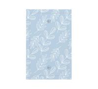 Fresh and Simple Leaves Modern Single-Gang Switch Wall Plate â€“ Premium Pc Material Decorative Cover with Full-Panel Printed Design, Easy Installation for Residential & Commercial Use