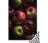 Fresh Apples 1000-Piece Puzzle for Adults, 70x50cm/1000pcs; A Weekend Activity at Your Own Pace; Clean White Card Pieces for Sorting